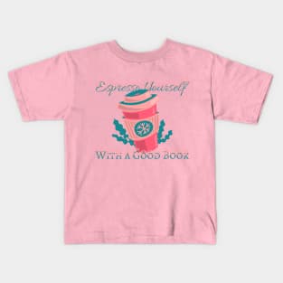 Coffee and Reading Kids T-Shirt